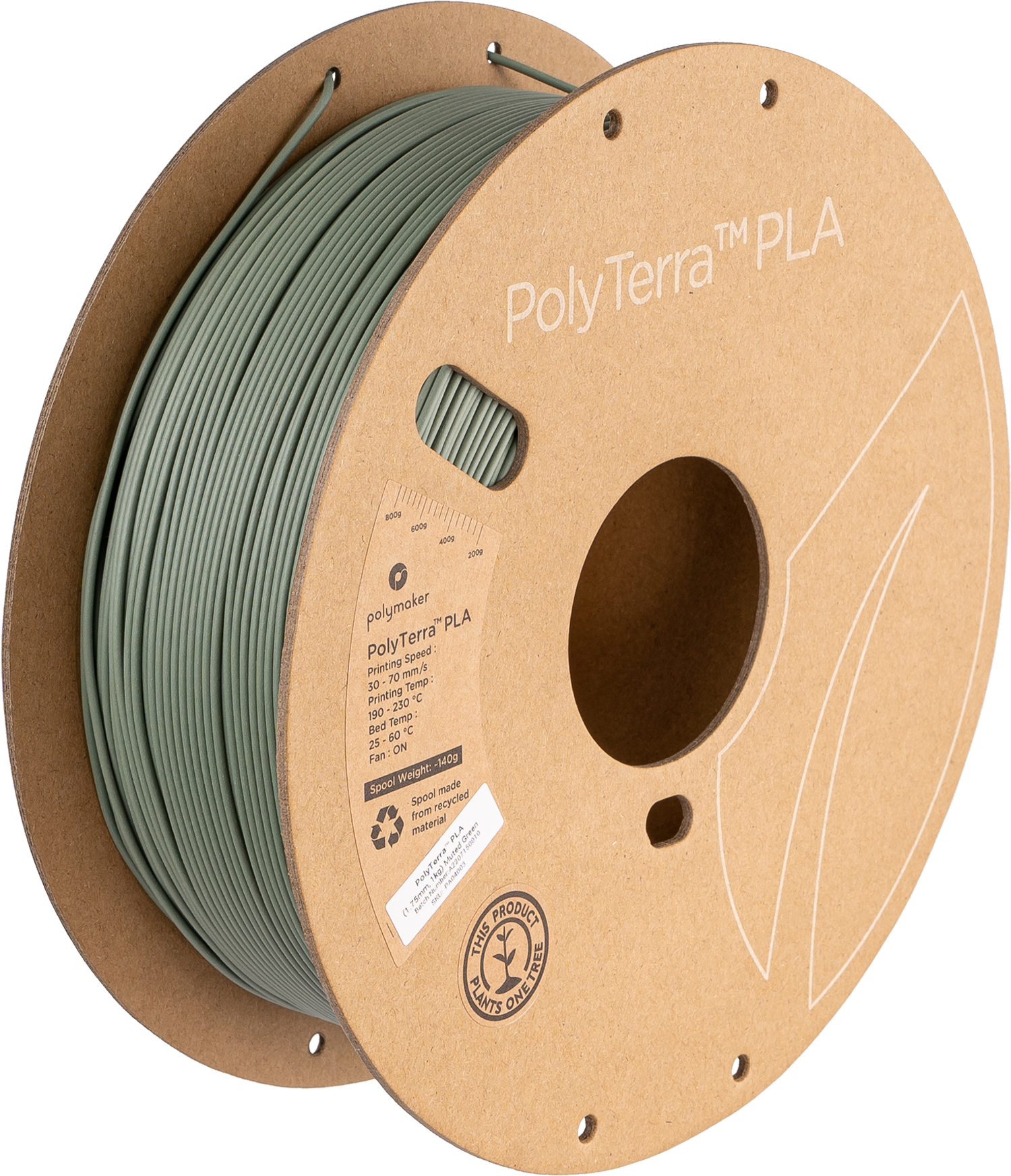 Panchroma™ Matte PLA (Formerly PolyTerra™ PLA)