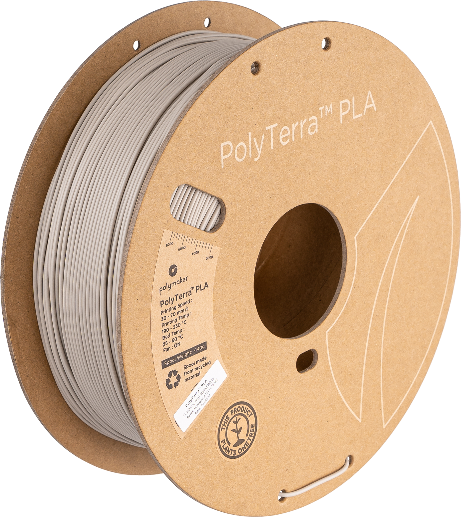 Panchroma™ Matte PLA (Formerly PolyTerra™ PLA)