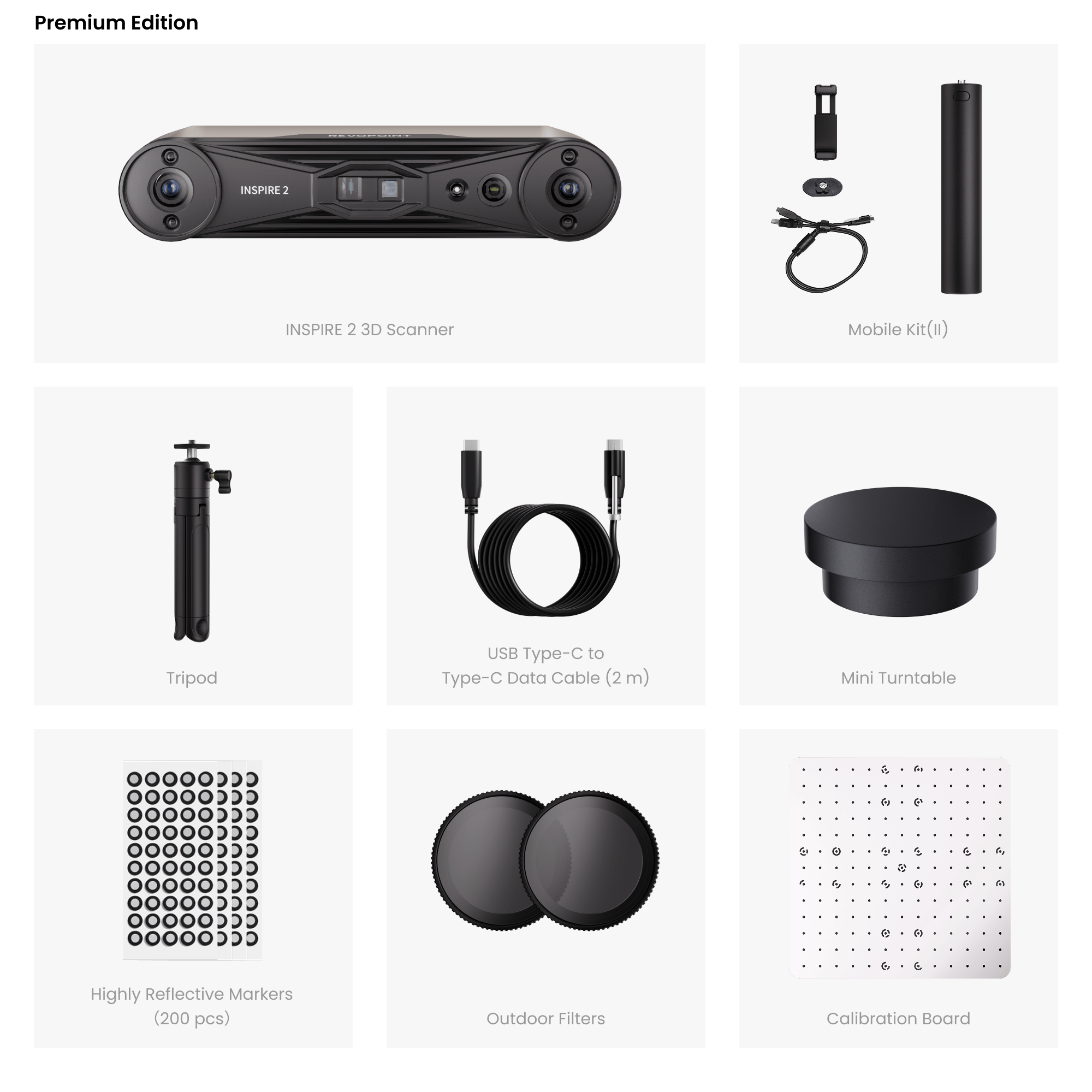 Revopoint INSPIRE 2: Wireless Infrared Laser and Structured Light 3D Scanner