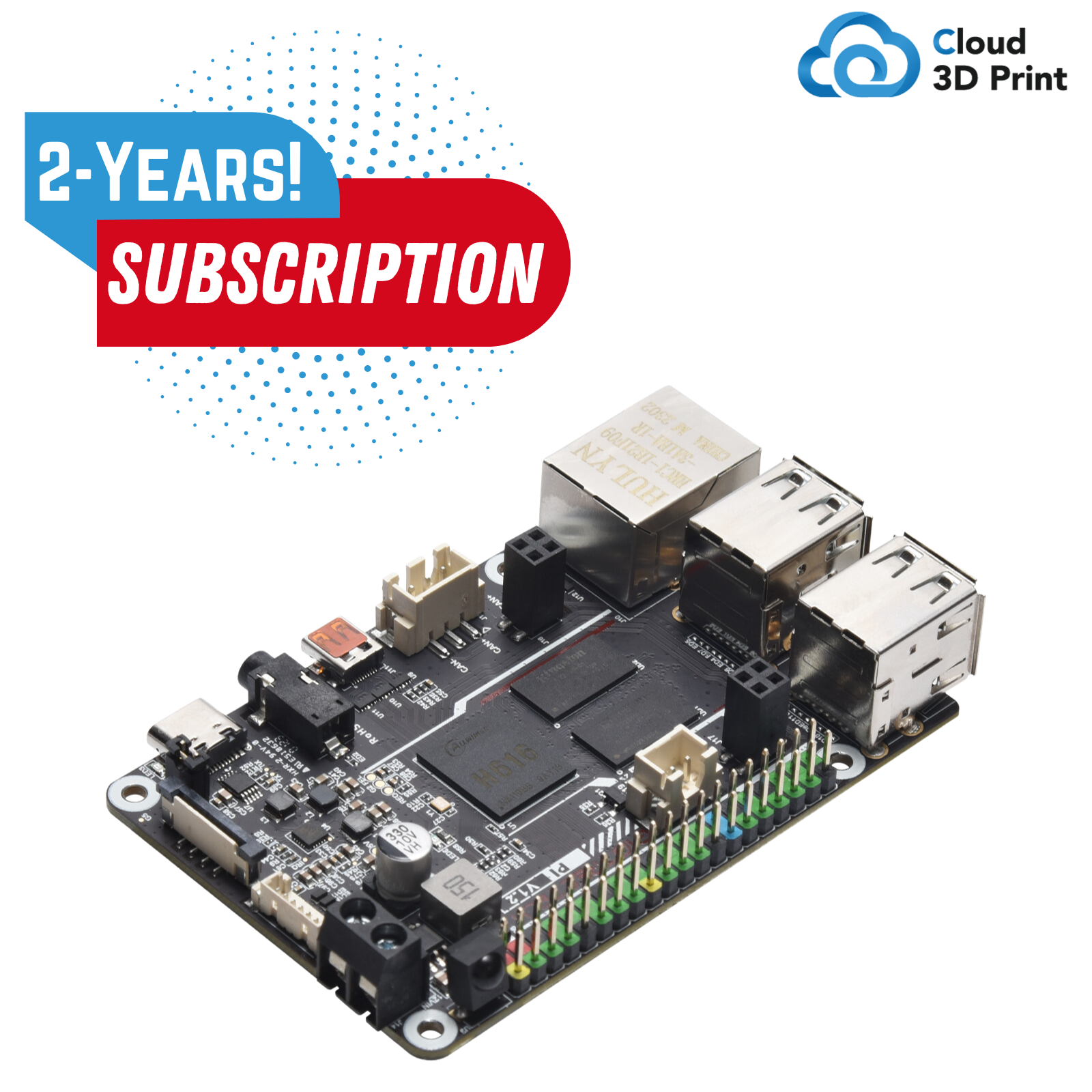 BIGTREETECH BTT Pi + Cloud 3D Print