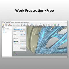 QUICKSURFACE Pro - fast and easy to ready for reverse engineering workflows.