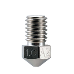 Plated A2 Hardened Tool Steel Nozzle RepRap - M6 Thread 1.75mm Filament