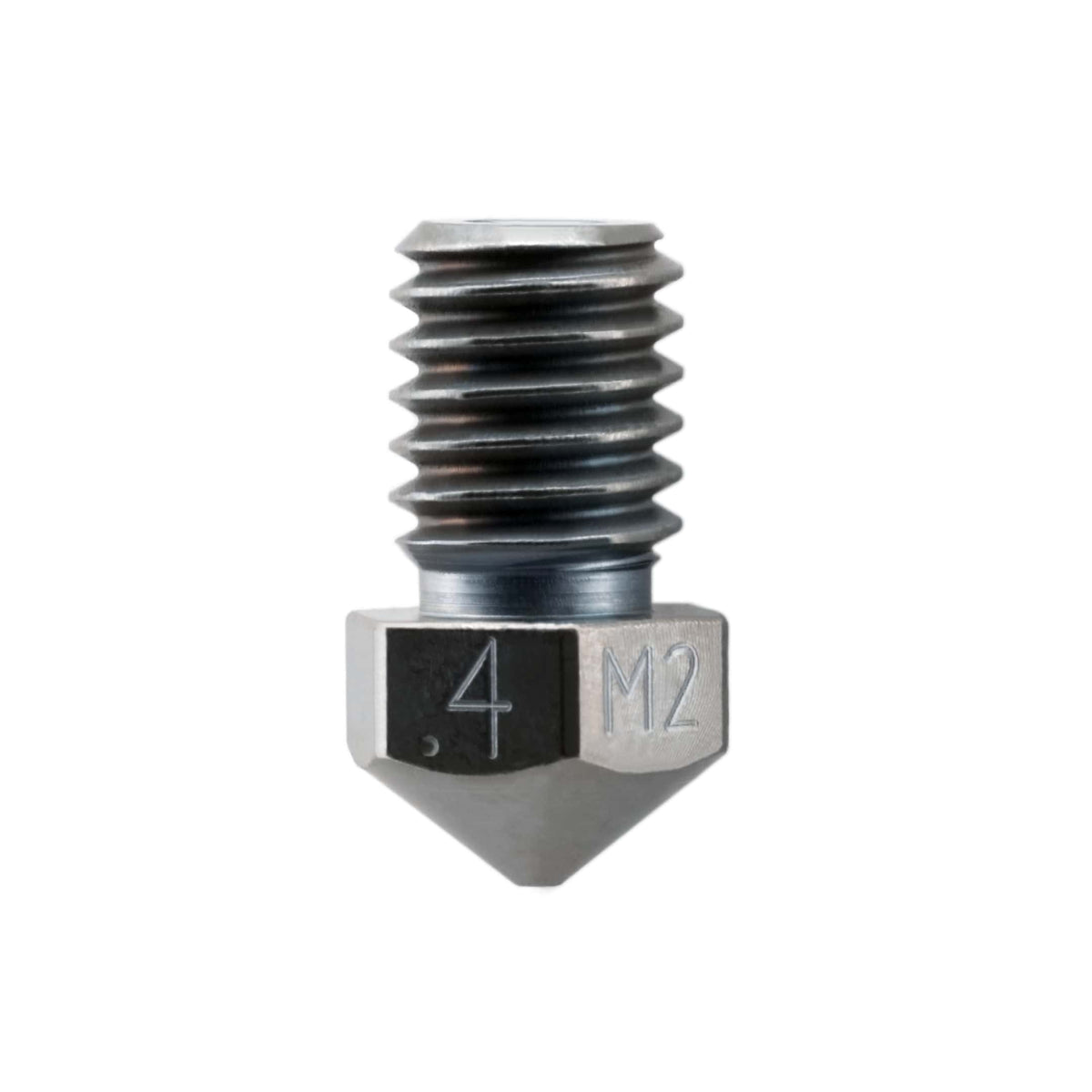 M2 Hardened High Speed Steel Nozzle RepRap - M6 Thread 1.75mm Filament