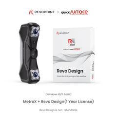 Revopoint MetroX: Blue Laser Line and Full-field Structured Light 3D Scanner