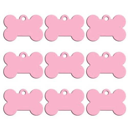 Twotrees 20pcs Bone Double Sides Personalized Dog ID Tags