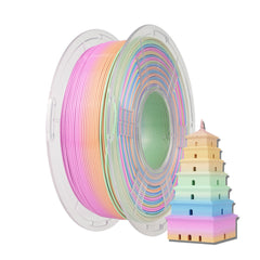 [MOQ: 3KG] PLA, SILK, PETG Rainbow Filament 3D Printer Filament 1KG