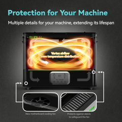 SUNLU FilaDryer E2, Up to 110℃, Professional Drying and Annealing, Born for Engineering 3D Printing Filaments