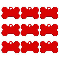 Twotrees 60PCS Bone Double Sides Personalized Dog ID Tags（Buy 2 Get 1 Free）