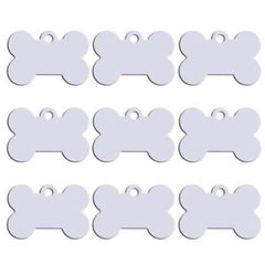Twotrees 60PCS Bone Double Sides Personalized Dog ID Tags（Buy 2 Get 1 Free）