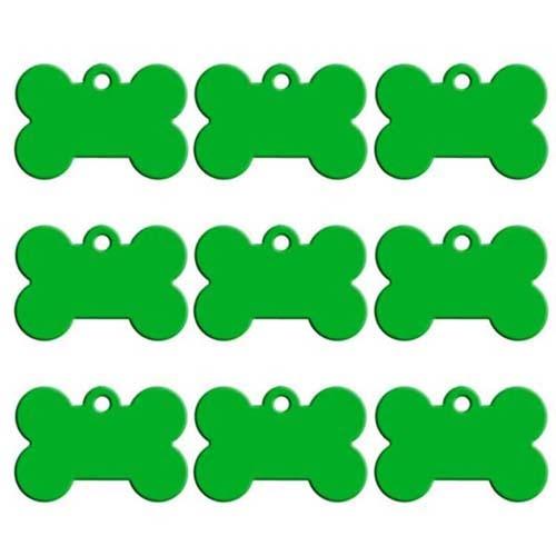 Twotrees 20pcs Bone Double Sides Personalized Dog ID Tags