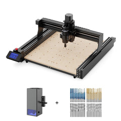 Twotrees TTC450 CNC Router Machine + 20W Laser Module + 500W Motor + End Mills