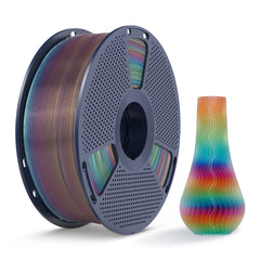 [MOQ: 3KG] PLA, SILK, PETG Rainbow Filament 3D Printer Filament 1KG