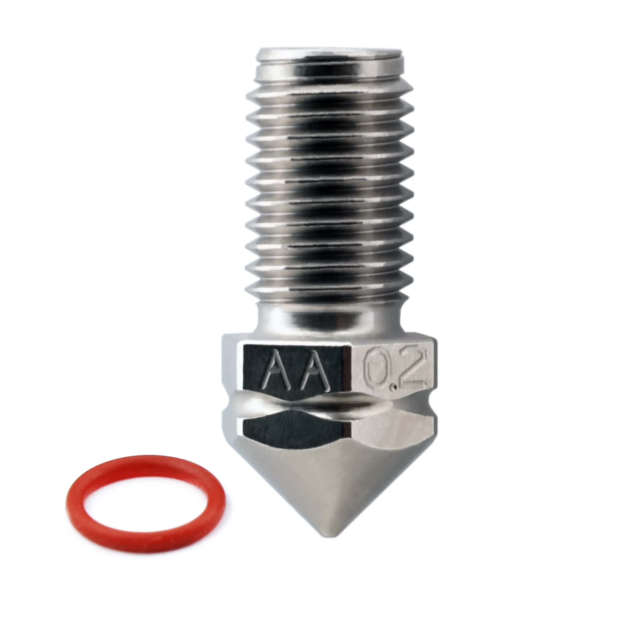 Micro Swiss Brass Plated Wear Resistant Nozzle for Ultimaker 3 / Ultimaker 5s