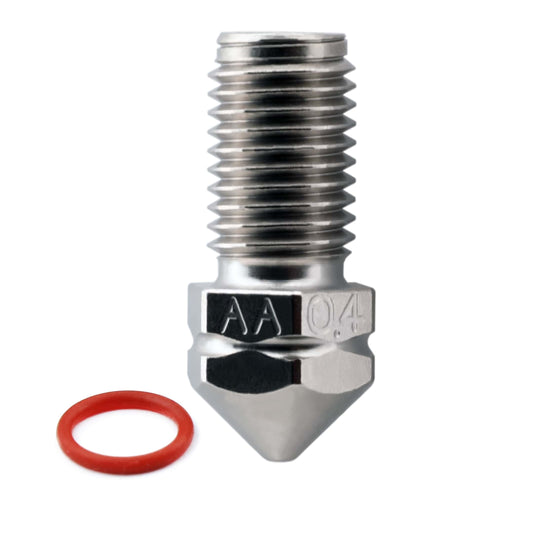 Micro Swiss Brass Plated Wear Resistant Nozzle for Ultimaker 3 / Ultimaker 5s