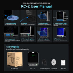 SUNLU UV Resin Curing Box RC-2 (2nd Generation)