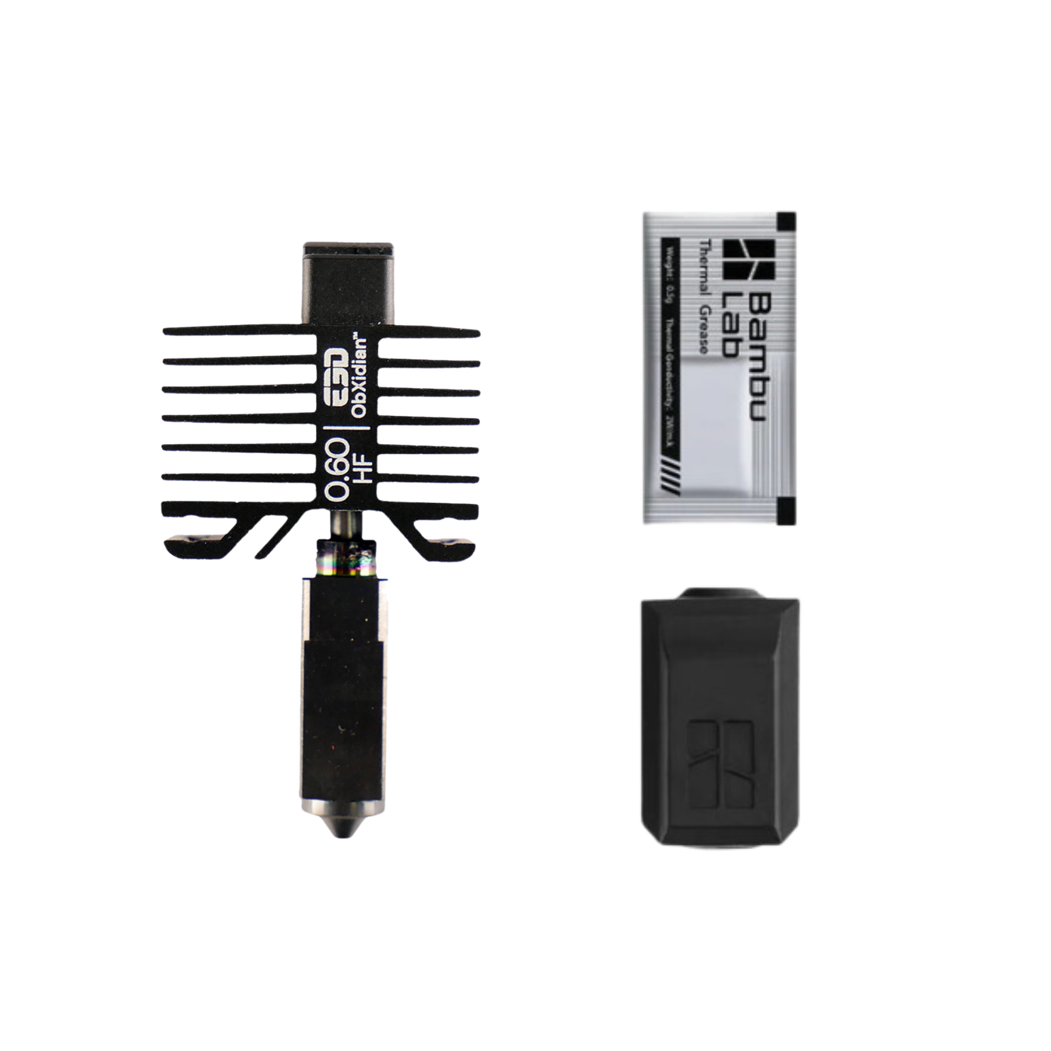 High Flow ObXidian® HotEnd With Nozzle for Bambu Lab X1C, P1P & P1S