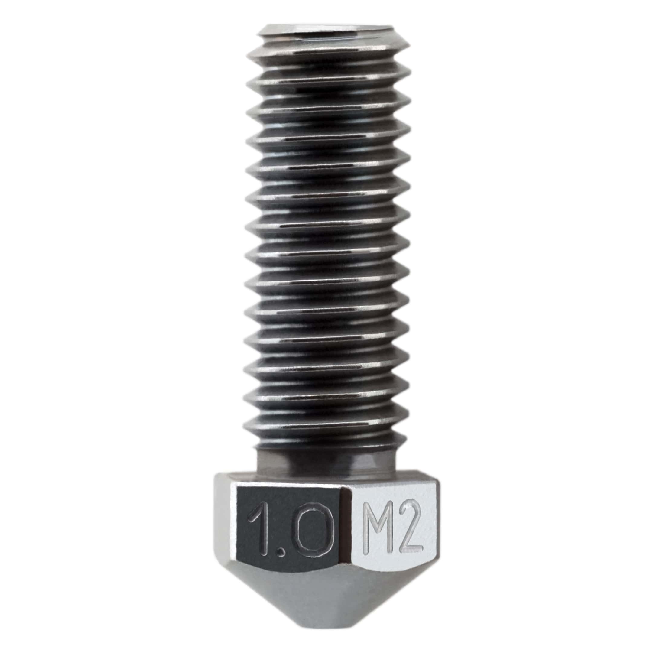M2 Hardened High Speed Steel High Flow 1.75mm Nozzle