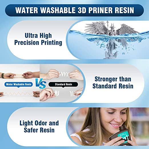 [Get 5 for the Price of 4] 1000g Standard Resin, Water-wash Standard Resin and Standard Plus Resin