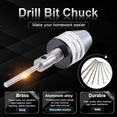 Hanboost 2.35mm Drill Chuck Quick Change Adapter for Rotary Tool