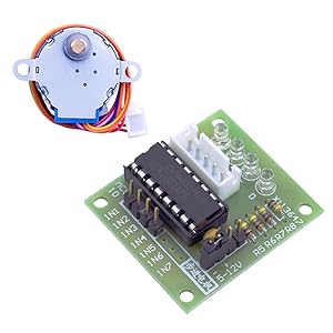 ELEGOO 5 Sets 28BYJ-48 ULN2003 5V Stepper Motor + ULN2003 Driver Board Compatible with Arduino