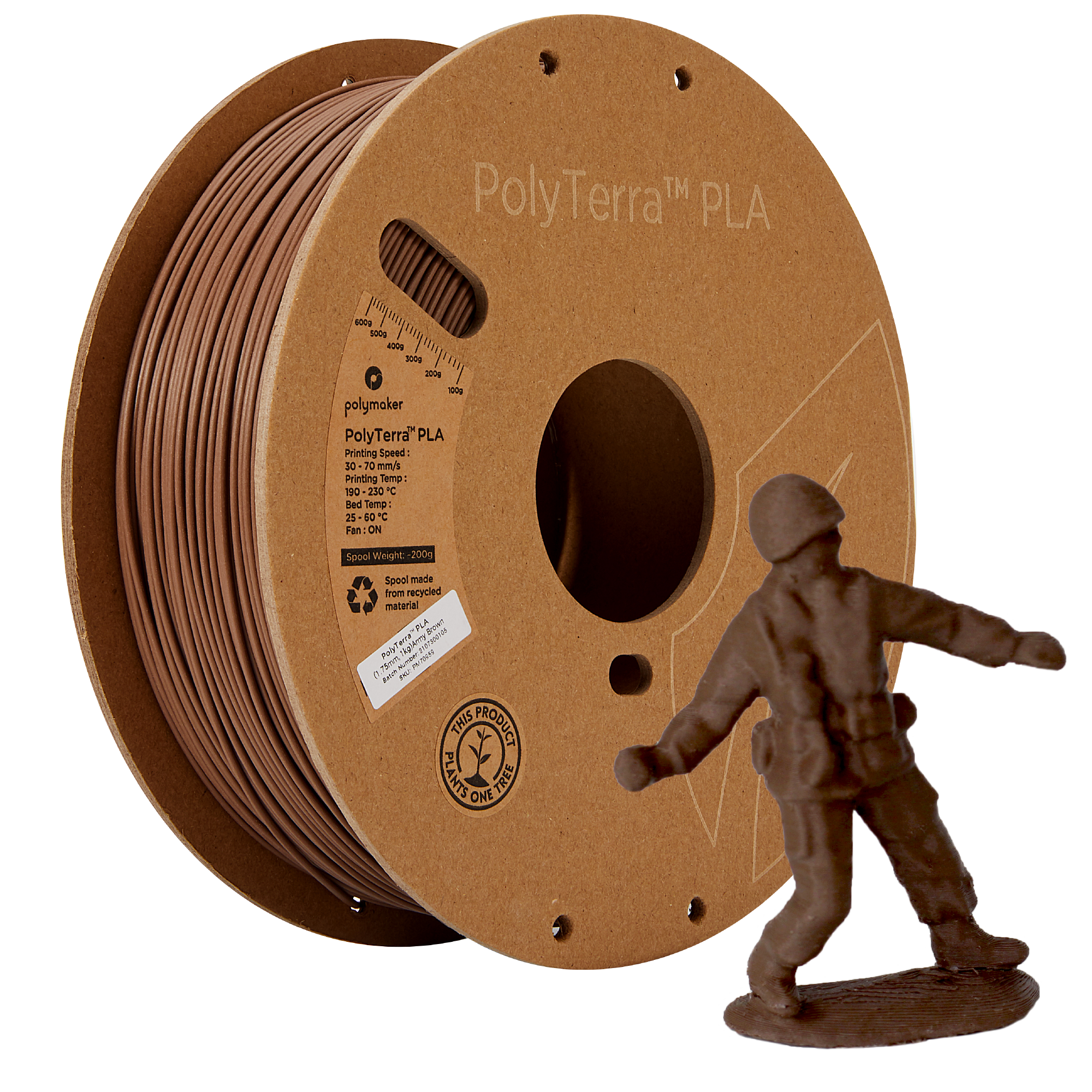 Panchroma™ Matte PLA (Formerly PolyTerra™ PLA)