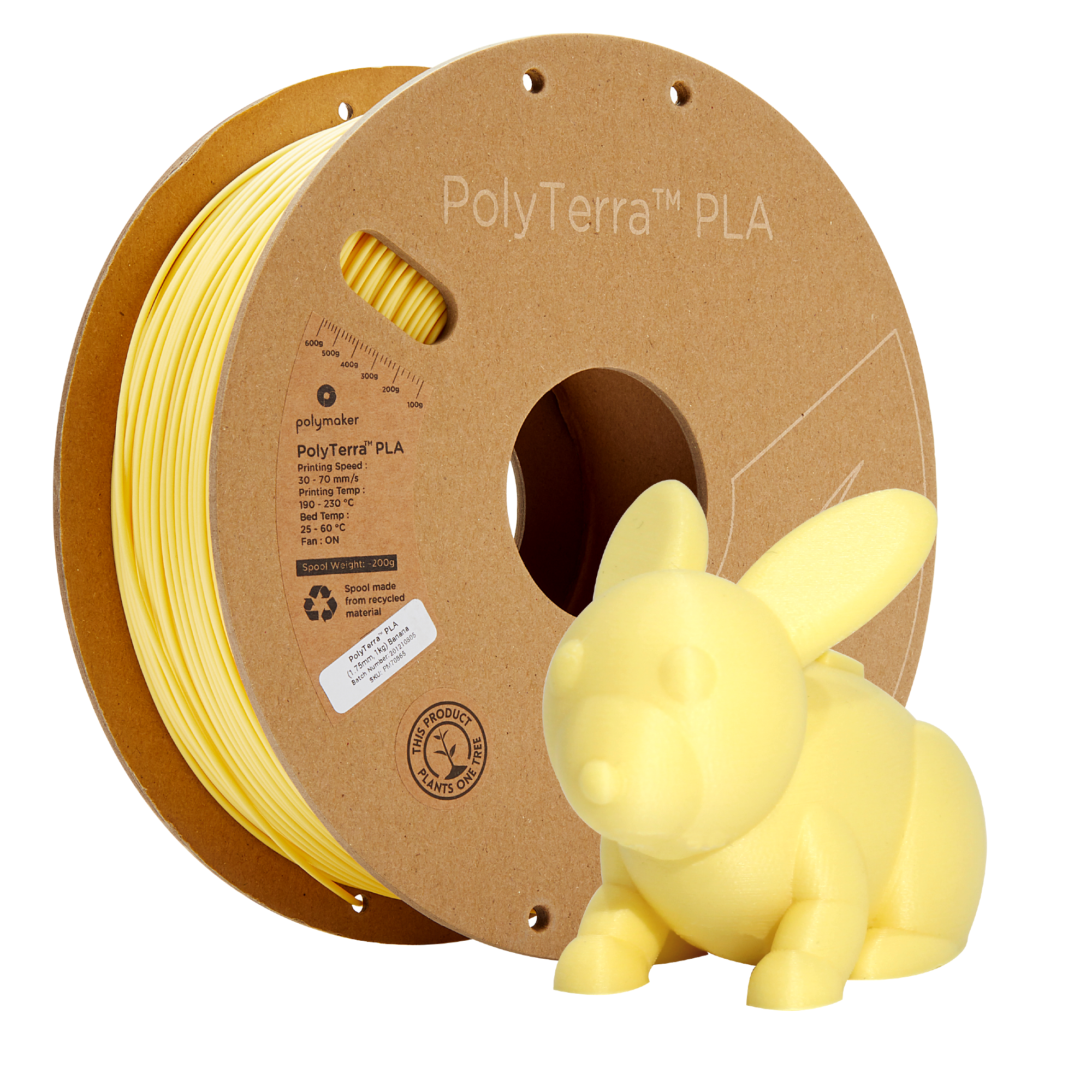 Panchroma™ Matte PLA (Formerly PolyTerra™ PLA)