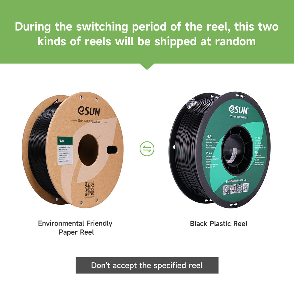 eSUN PLA+ 1.75mm 3D Filament 1KG