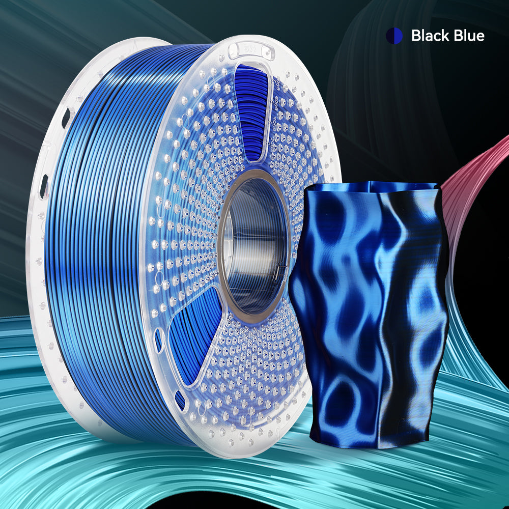 [MOQ: 3KG] Multi-Color SILK Filament(Dual-color, Tri-color and Four-color) 3D Printer Filament 1KG