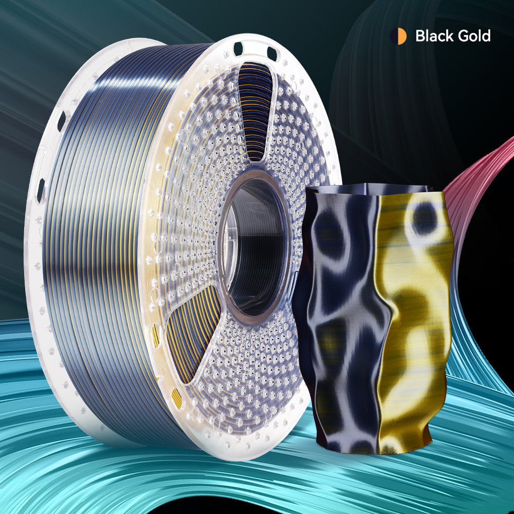 [MOQ: 3KG] Multi-Color SILK Filament(Dual-color, Tri-color and Four-color) 3D Printer Filament 1KG