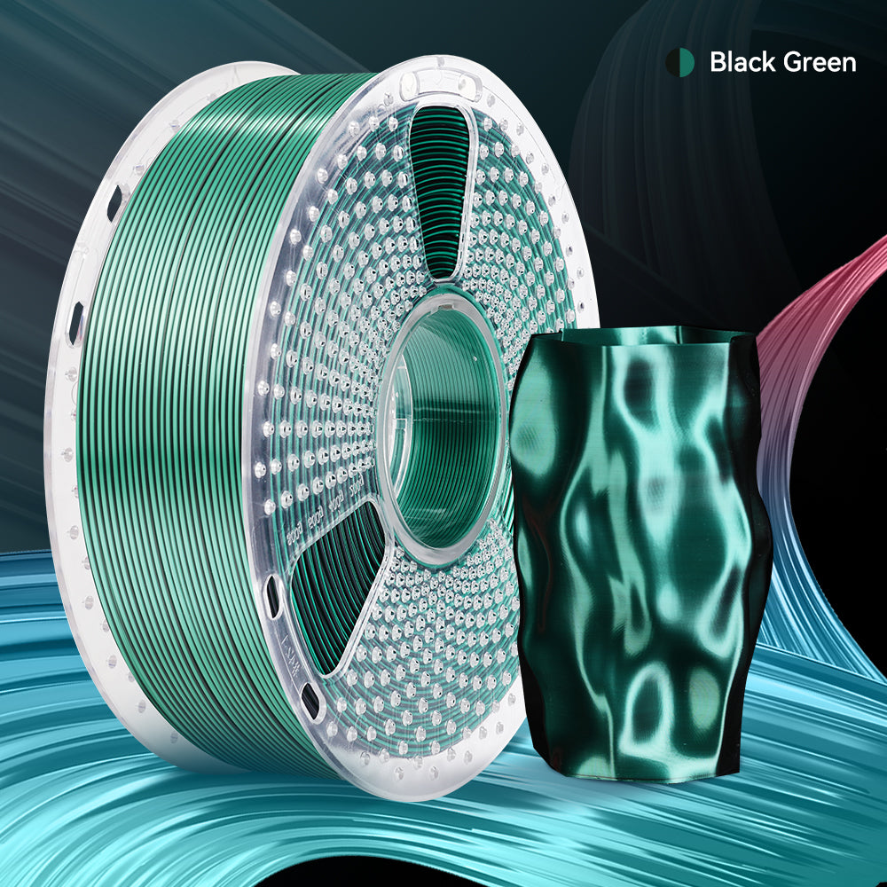 [MOQ: 3KG] Multi-Color SILK Filament(Dual-color, Tri-color and Four-color) 3D Printer Filament 1KG