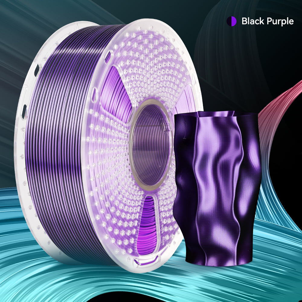 [MOQ: 3KG] Multi-Color SILK Filament(Dual-color, Tri-color and Four-color) 3D Printer Filament 1KG