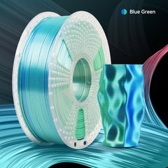 [MOQ: 3KG] Multi-Color SILK Filament(Dual-color, Tri-color and Four-color) 3D Printer Filament 1KG