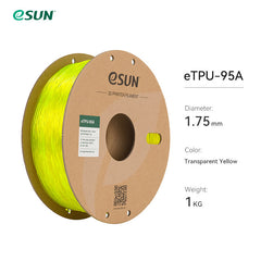 eSUN Flexible TPU-95A 1.75mm 3D Filament 1KG