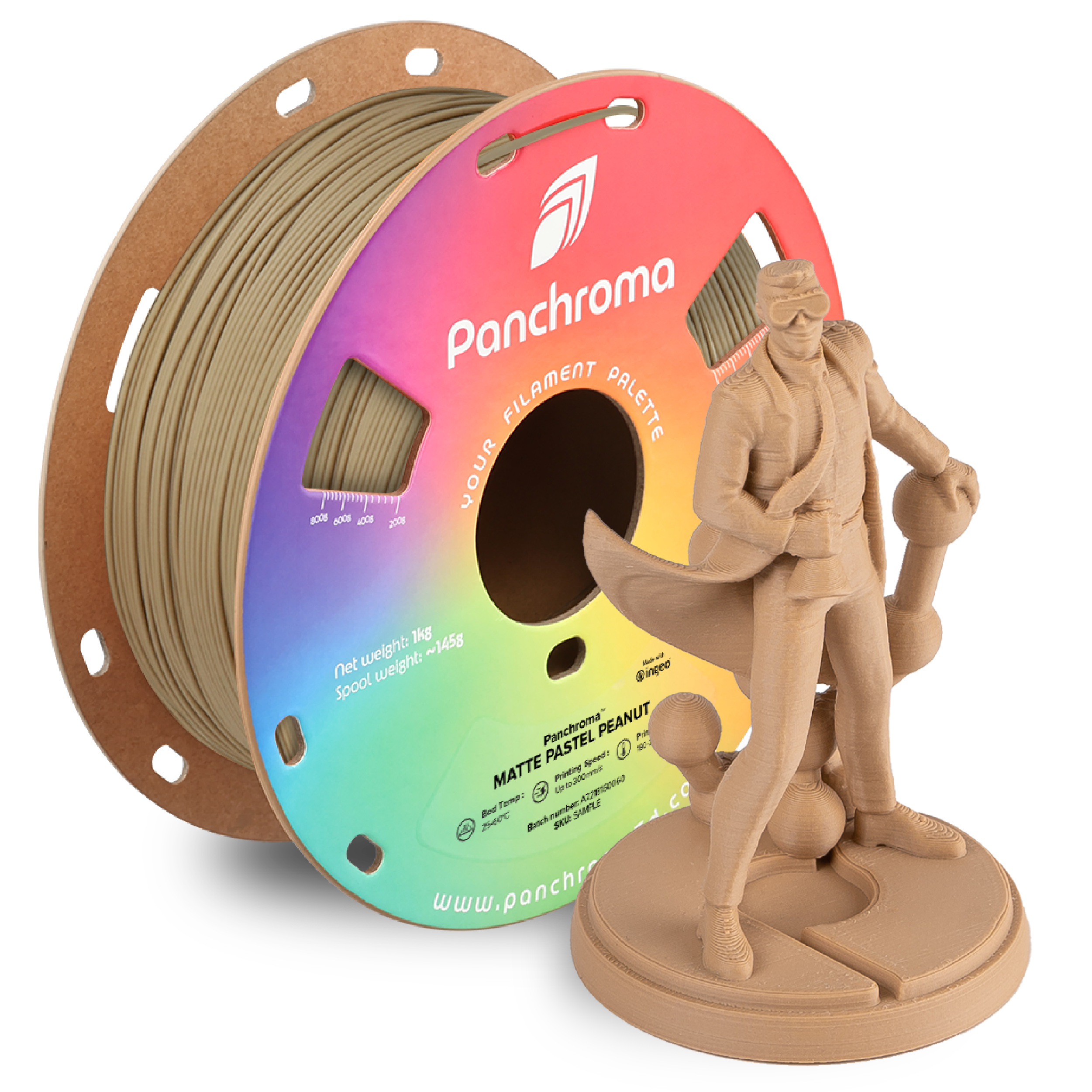 Panchroma™ Matte PLA (Formerly PolyTerra™ PLA)