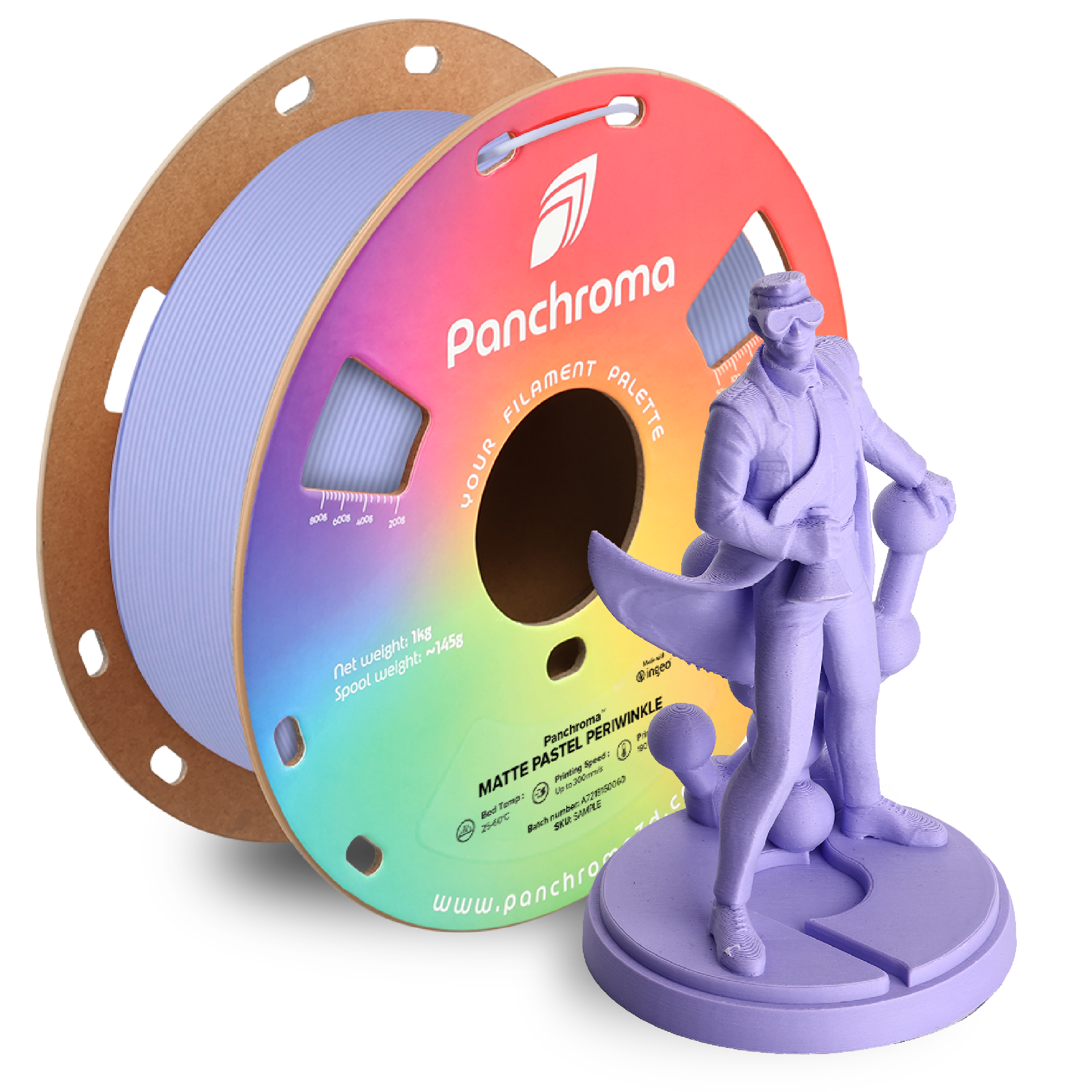 Panchroma™ Matte PLA (Formerly PolyTerra™ PLA)
