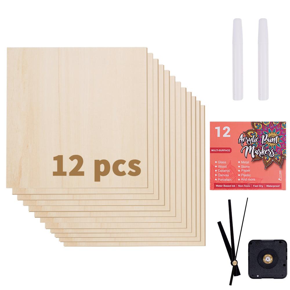 Twotrees Creative Engraving And Cutting Clock Diy Material