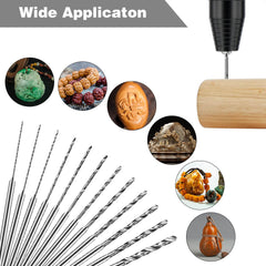 Hanboost Rotary Tool  Drilling Bits 12Pcs  Set  for 2.35mm Shank