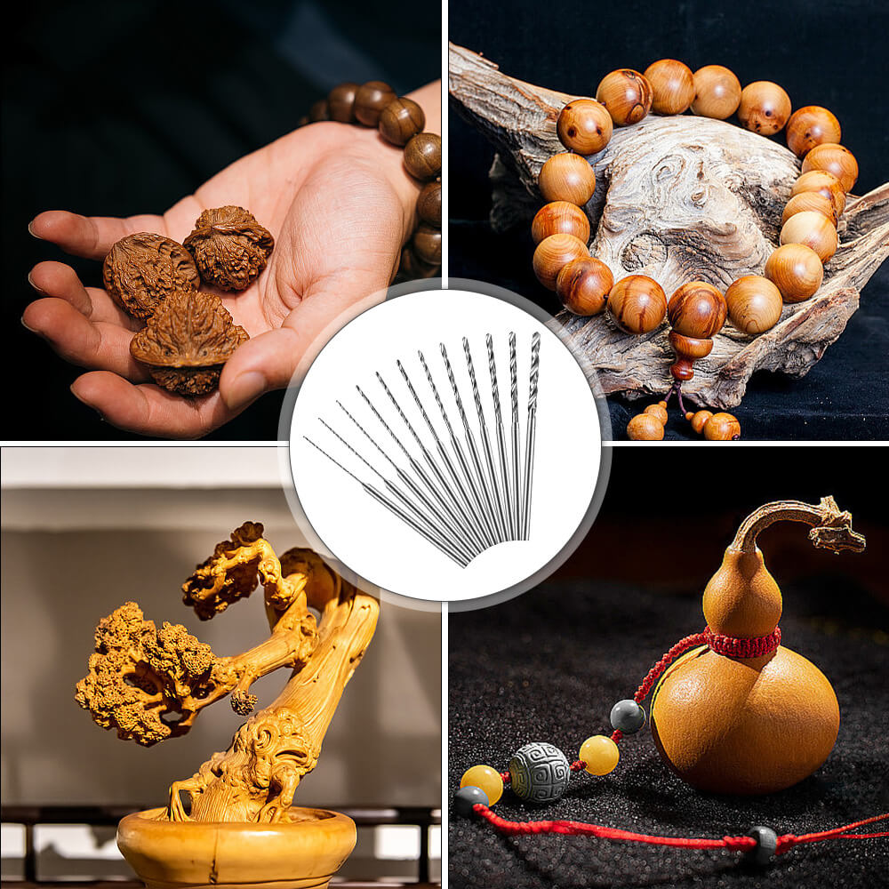 Hanboost Rotary Tool  Drilling Bits 12Pcs  Set  for 2.35mm Shank