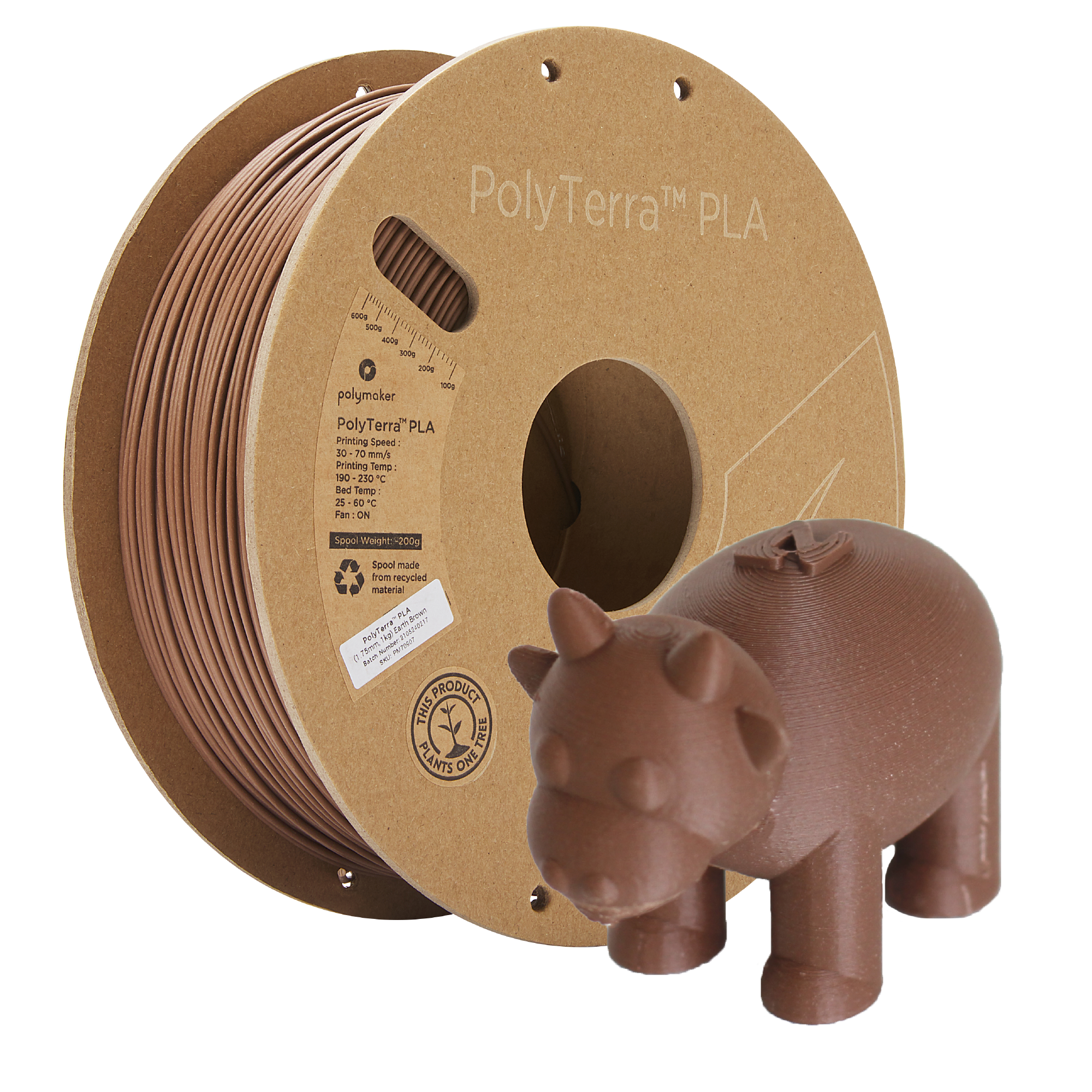 Panchroma™ Matte PLA (Formerly PolyTerra™ PLA)
