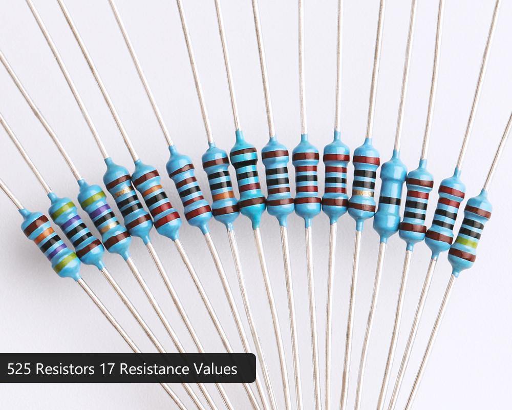 17 Values 1% Resistor Kit