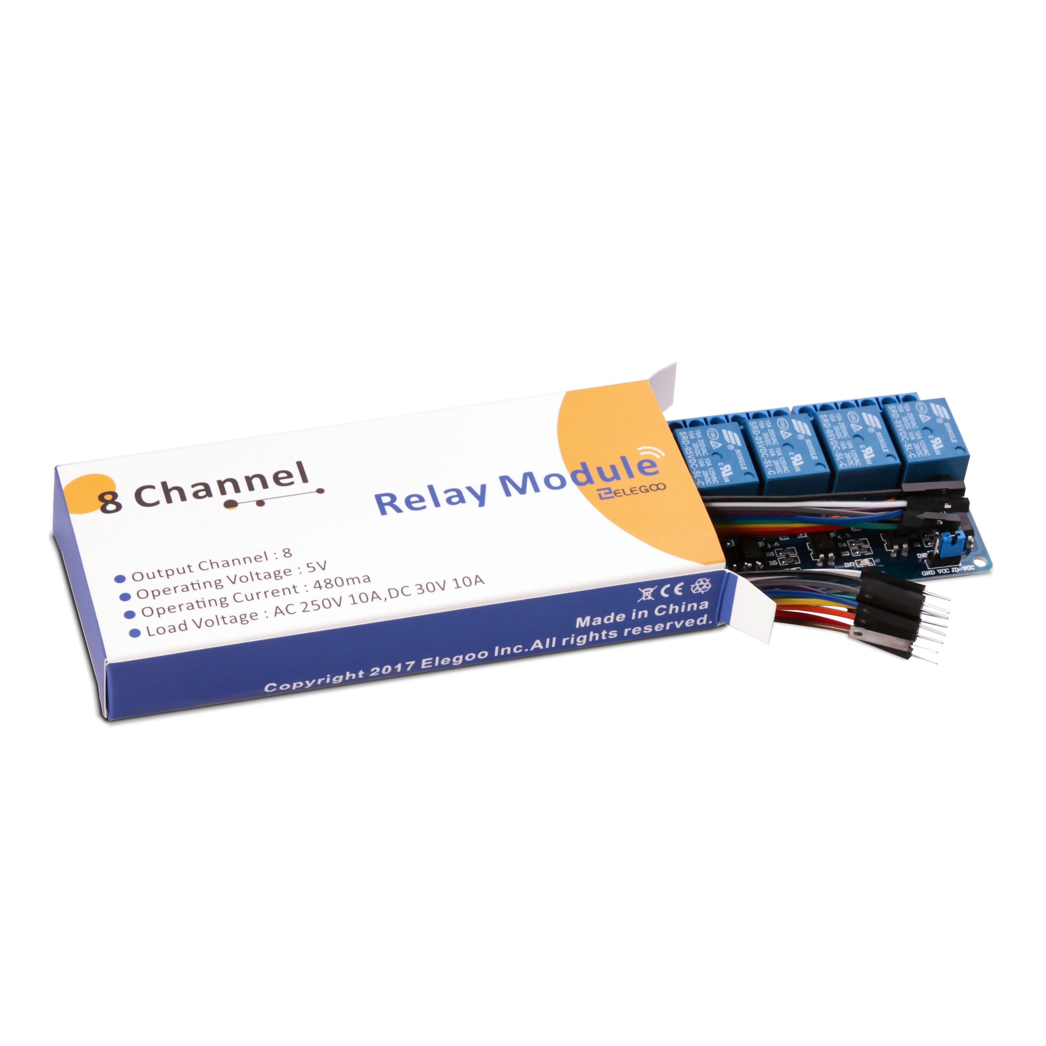 Relay Module with Optocoupler (8 Channel/4 Channel DC 5V )