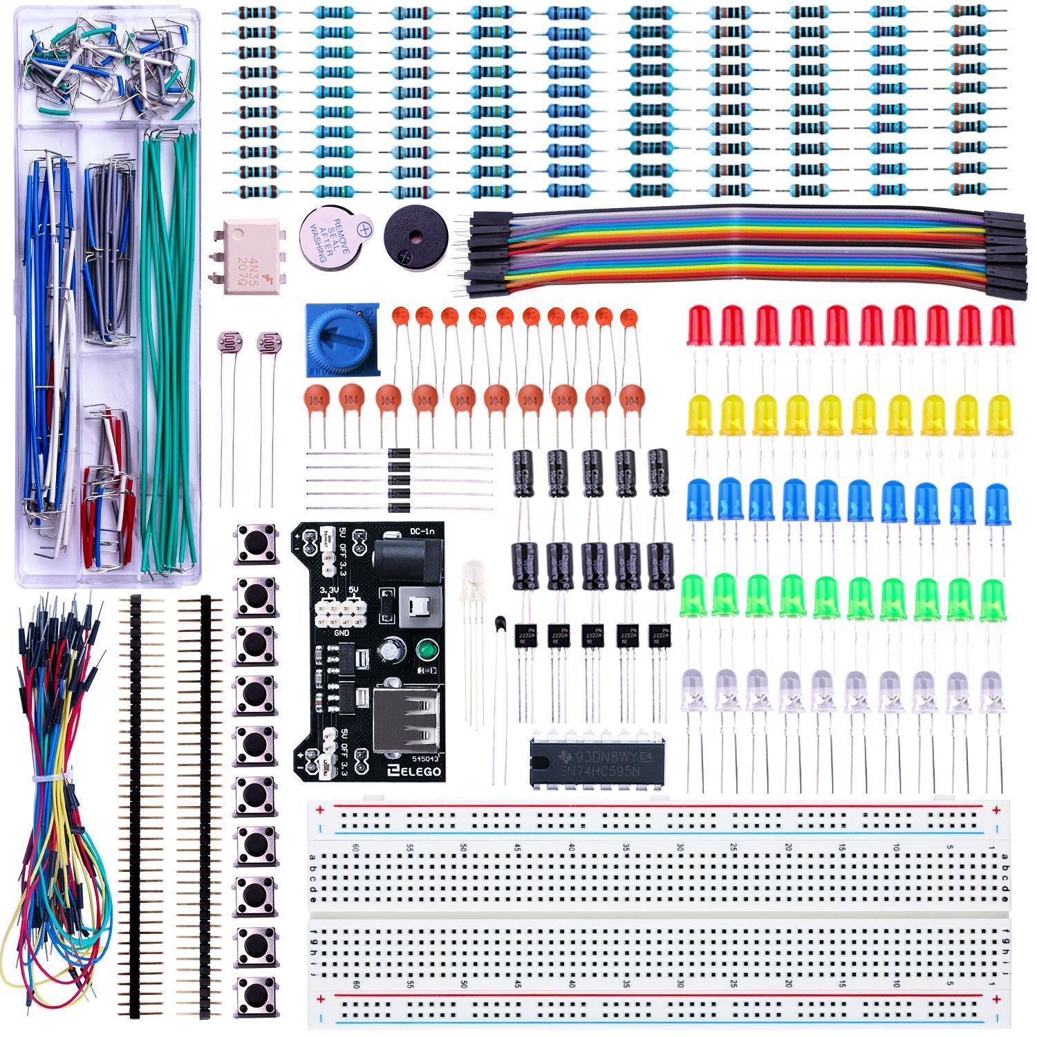 Upgraded Electronics Fun Kits (4 Versions) for Arduino, Raspberry Pi, STM32