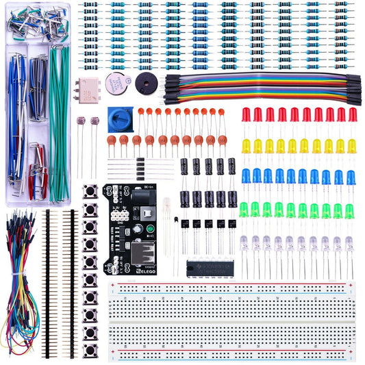 Upgraded Electronics Fun Kits (4 Versions) for Arduino, Raspberry Pi, STM32