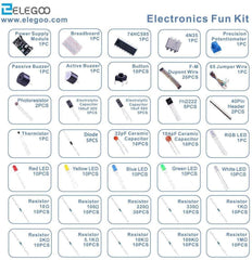 Upgraded Electronics Fun Kits (4 Versions) for Arduino, Raspberry Pi, STM32