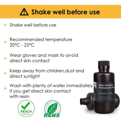 Water-washable Resin Grey 10KG