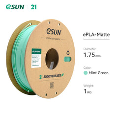 eSUN Upgraded ePLA-Matte 1.75mm 3D Filament 1KG