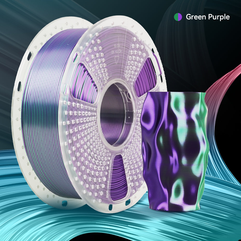 [MOQ: 3KG] Multi-Color SILK Filament(Dual-color, Tri-color and Four-color) 3D Printer Filament 1KG