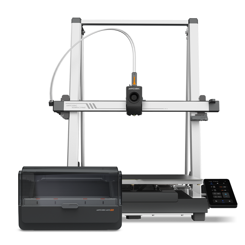 Kobra 3 Max Combo, 600mm/s Multicolor 3D Printer, 420×420×500mm