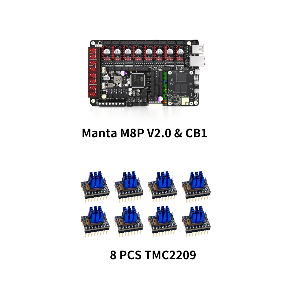 BIGTREETECH Manta M4P/M8P/M5P Control Board running Klipper with CB1/CB2/CM4