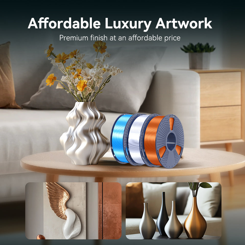 [MOQ: 6KG] SILK 3D Printer Filament 1KG